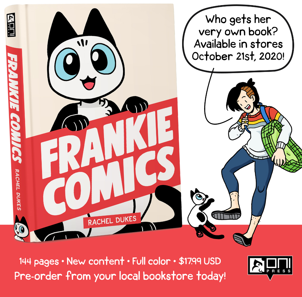 Frankie Comics collection from Oni Press: in stores October 21st!
